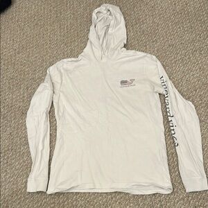 White Vineyard Vines USA Long Sleeve Shirt